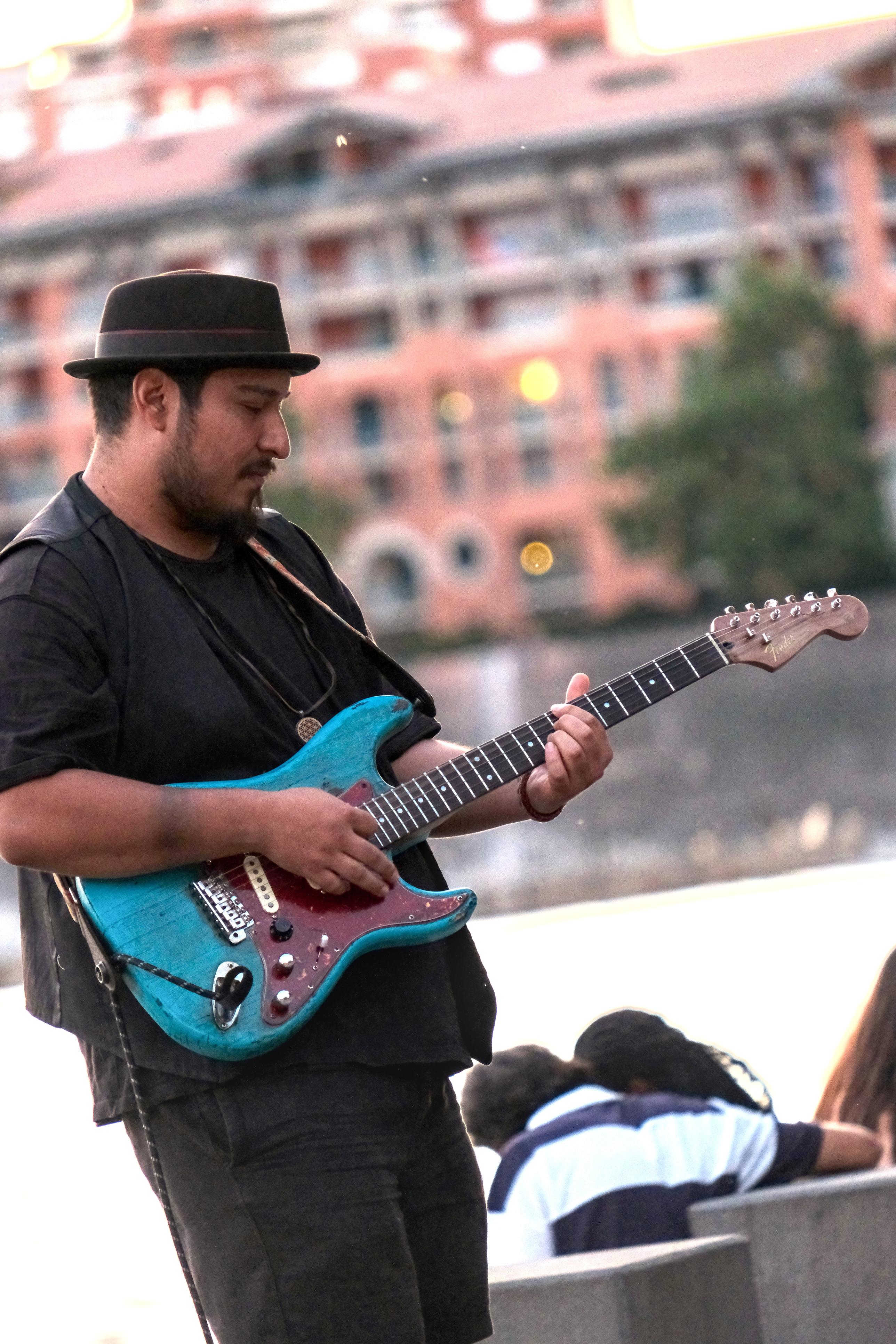 photo concert, bords de Garonne, Toulouse, Nokta Simio, Julien Franck